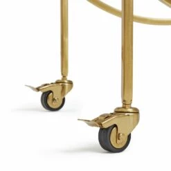 Flash Sale - Habitat Kayleigh Drinks Trolley Brass Drinks Trolleys -Dining Sales Shop unnamed file 2346
