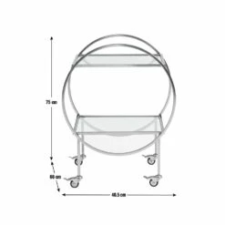 Flash Sale - Habitat Kayleigh Drinks Trolley Brass Drinks Trolleys -Dining Sales Shop unnamed file 2347