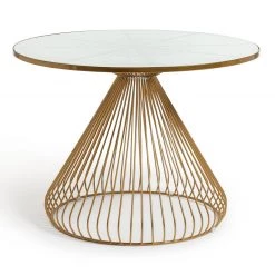 The Surprise Price - Habitat Huxley Metal Dining Table And 4 Brass Chairs Dining Room Sets -Dining Sales Shop unnamed file 251