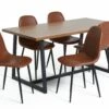 The Surprise Price - Habitat Nomad Oak Dining Table And 6 Beni Tan Chairs Dining Room Sets -Dining Sales Shop unnamed file 257