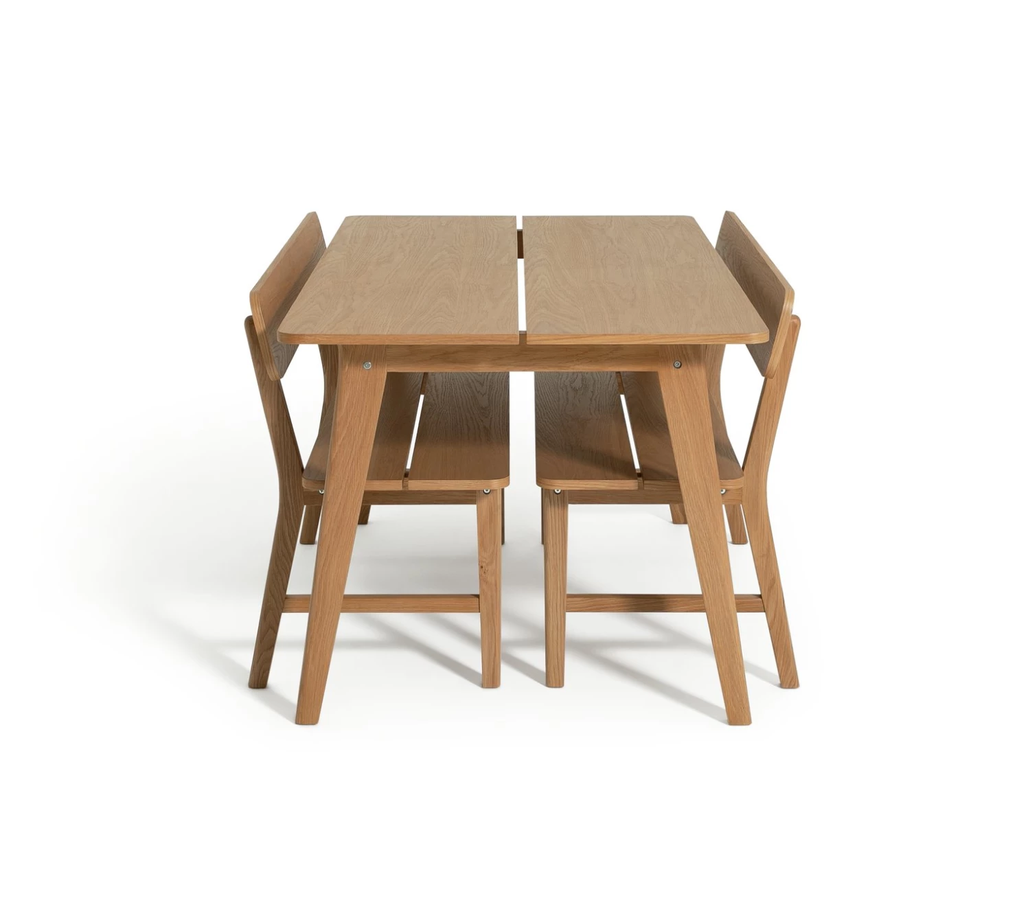 Flash Sale - Habitat Nel Wood Dining Table & 2 Oak Benches Furniture 9 Flash Sale - Habitat Nel Wood Dining Table & 2 Oak Benches Furniture - Image 7
