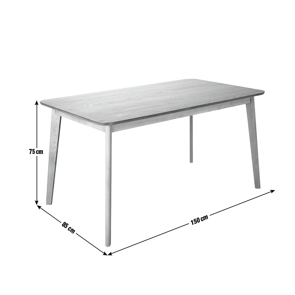 Discount - Habitat Skandi Solid Wood Dining Table & 4 Navy Chairs Dining Room Sets 13 Discount - Habitat Skandi Solid Wood Dining Table & 4 Navy Chairs Dining Room Sets - Image 11