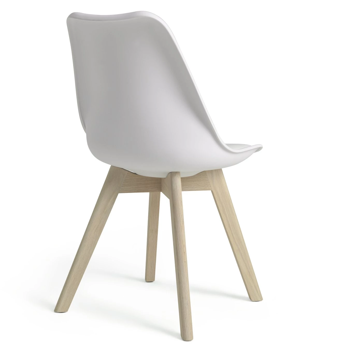 Discount - Habitat Jerry Wood Effect Extending Table & 4 White Chairs Furniture 14 Discount - Habitat Jerry Wood Effect Extending Table & 4 White Chairs Furniture - Image 12