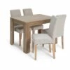 On Sale - Habitat Miami Wood Effect Dining Table & 4 Cream Chairs Furniture -Dining Sales Shop unnamed file 475