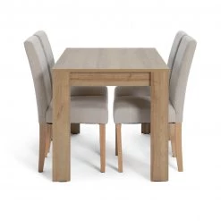 On Sale - Habitat Miami Wood Effect Dining Table & 4 Cream Chairs Furniture 20 On Sale - Habitat Miami Wood Effect Dining Table & 4 Cream Chairs Furniture -Dining Sales Shop unnamed file 481