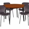 Discount - Habitat Sunny Wood Effect Dining Table & 4 Etta Grey Chairs Dining Room Sets -Dining Sales Shop unnamed file 488