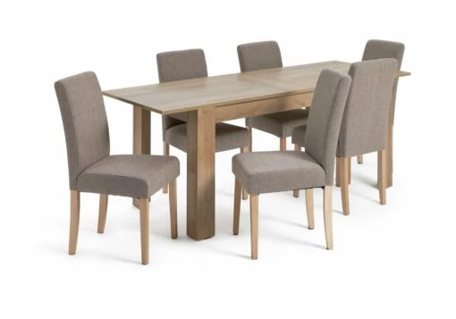 The Surprise Price - Habitat Miami Wood Effect Dining Table & 6 Brown Chairs Dining Room Sets 1 The Surprise Price - Habitat Miami Wood Effect Dining Table & 6 Brown Chairs Dining Room Sets -Dining Sales Shop unnamed file 508