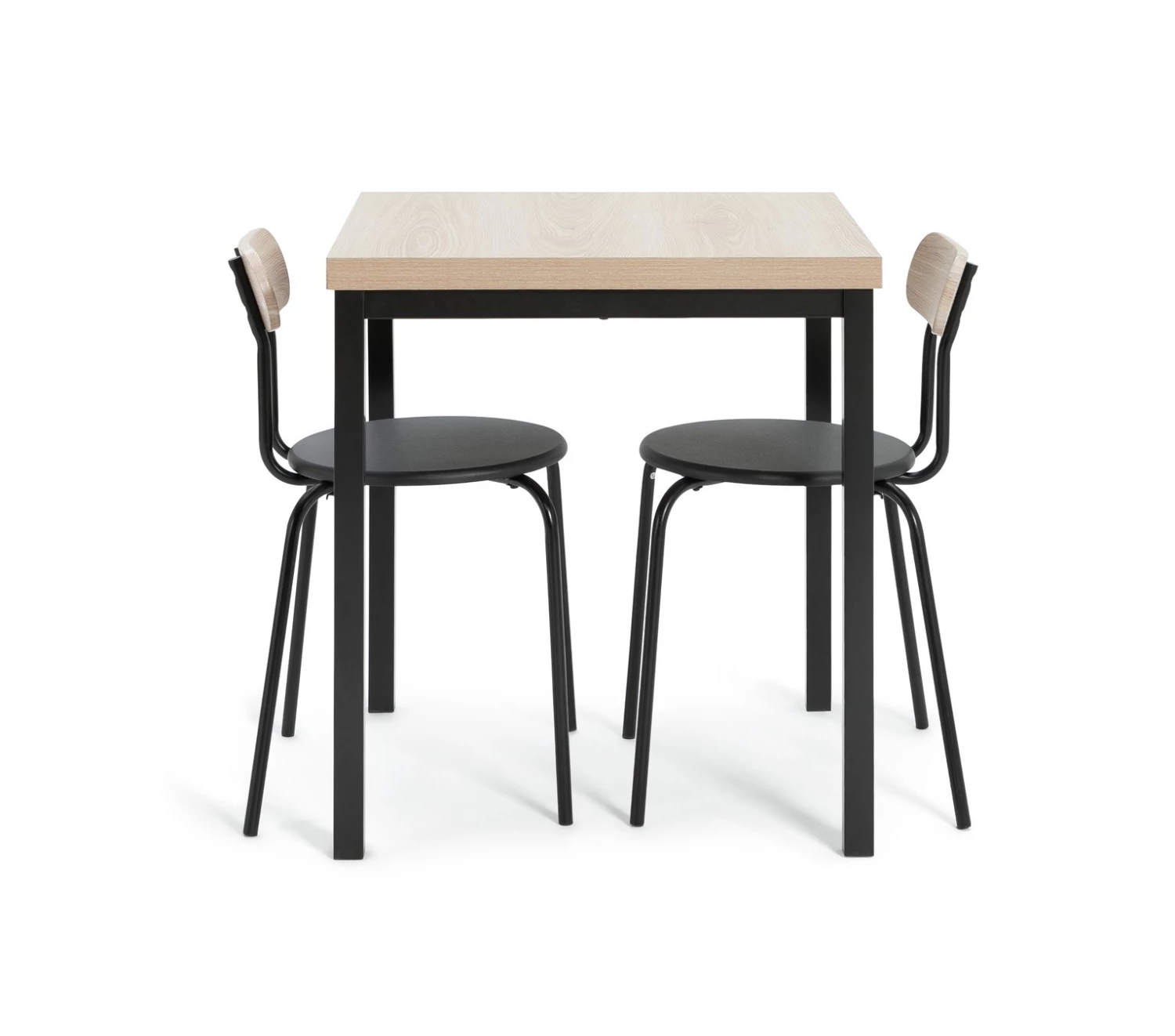 Shipping Included - Habitat Zayn Wood Effect Dining Table & 2 Black Chairs Furniture 9 Shipping Included - Habitat Zayn Wood Effect Dining Table & 2 Black Chairs Furniture - Image 7