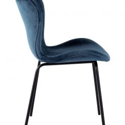 The Surprise Price - Habitat Huntington Wood Effect Dining Table & 4 Blue Chairs Dining Room Sets -Dining Sales Shop unnamed file 631