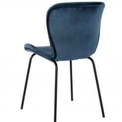 The Surprise Price - Habitat Huntington Wood Effect Dining Table & 4 Blue Chairs Dining Room Sets -Dining Sales Shop unnamed file 632