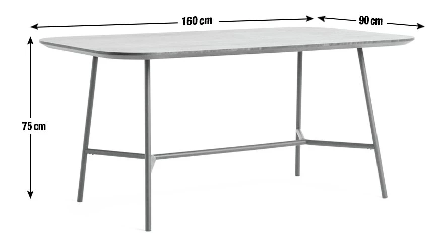 Flash Sale - Habitat Huntington Wood Effect Dining Table & 6 Blue Chairs Furniture 7 Flash Sale - Habitat Huntington Wood Effect Dining Table & 6 Blue Chairs Furniture - Image 5