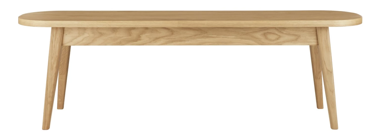 Shipping Included - Habitat Etta Wood Veneer Dining Table & 2 Oak Benches Furniture 10 Shipping Included - Habitat Etta Wood Veneer Dining Table & 2 Oak Benches Furniture - Image 8