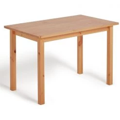 The Surprise Price - Habitat Ashdon Solid Pine 4 Seat Dining Table Oak Stain Furniture