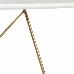 Best Price - Habitat Maddix Round 4 Seater Dining Table Brass & White Dining Tables -Dining Sales Shop unnamed file 820