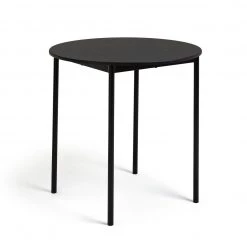 The Surprise Price - Habitat Stella Metal 2 Seater Dining Table Black Dining Tables