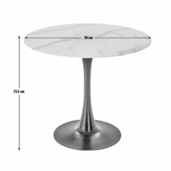 Best Price - Habitat Tulip Marble Effect 4 Seater Dining Table Black And White Dining Tables -Dining Sales Shop unnamed file 868