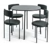Shipping Included - Habitat Jayla Wood Effect Dining Table & 4 Black Chairs Furniture -Dining Sales Shop unnamed file 89