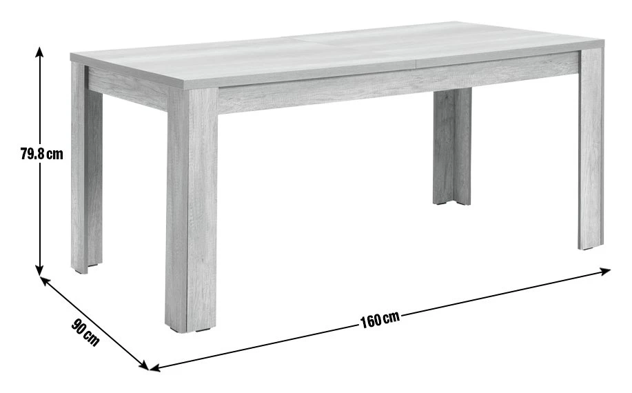 The Surprise Price - Habitat Preston Extending 6 8 Seater Dining Table Oak Furniture 6 The Surprise Price - Habitat Preston Extending 6 8 Seater Dining Table Oak Furniture - Image 4