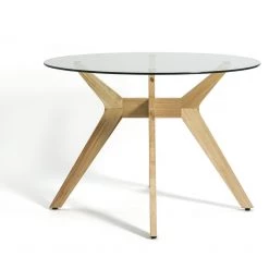 Best Price - Habitat Zela Glass 4 Seater Dining Table Natural Furniture -Dining Sales Shop unnamed file 941