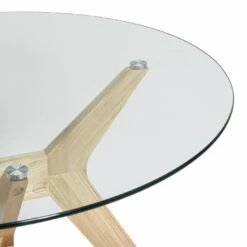 Best Price - Habitat Zela Glass 4 Seater Dining Table Natural Furniture -Dining Sales Shop unnamed file 942