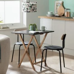 Best Price - Habitat Drew Folding Bamboo 2 Seater Table Black Dining Tables -Dining Sales Shop unnamed file 963